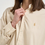 Camicia donna a righe giallo pastello 211910743 505 RALPH LAUREN 