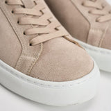 Sneakers donna in suede beige 1001614 LIGHTSAND LES DEUX 