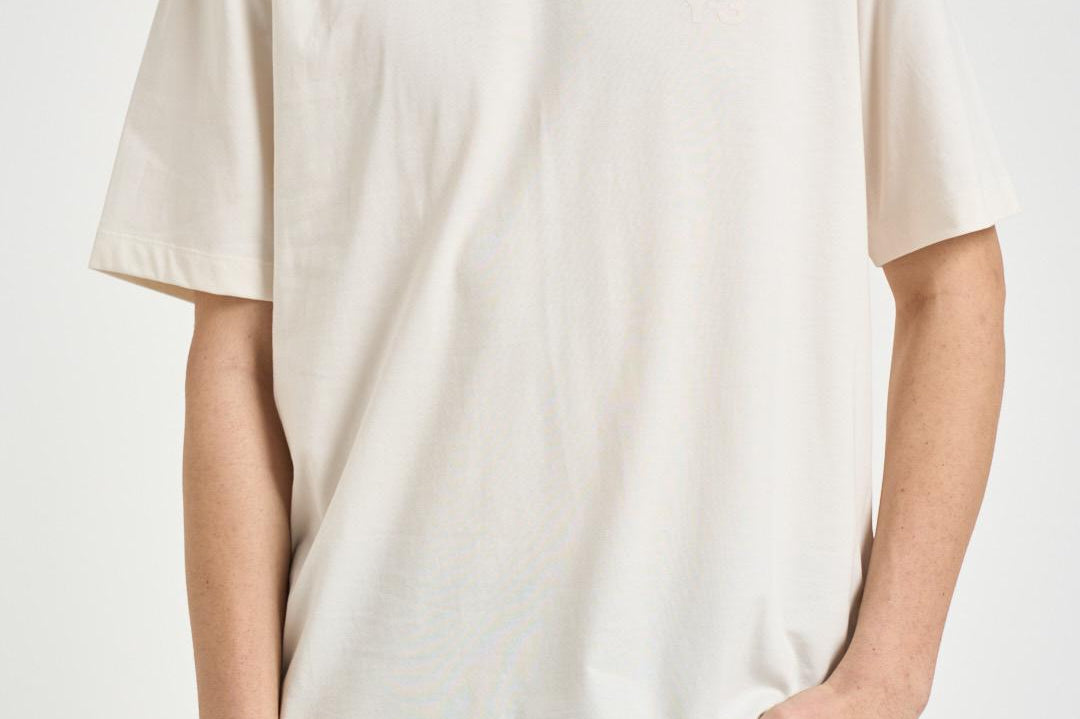 T-shirt uomo girocollo avorio KQ9782 WHITE Y-3 