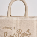 Borsa donna Vanity Felt beige VANITYFELT CHECK1110 MC2 SAINT BARTH 