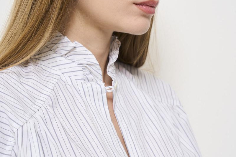 Camicia donna Fabrizia a righe Y5SK36 74RIG SEMICOUTURE 