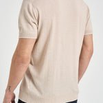 Maglia uomo a maniche corte beige M010201 111 ACCADEMIE TESSILI 