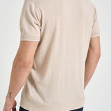 Maglia uomo a maniche corte beige M010201 111 ACCADEMIE TESSILI 