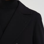 Cappotto uomo doppiopetto nero ARDEN 350001N5051 TAGLIATORE 