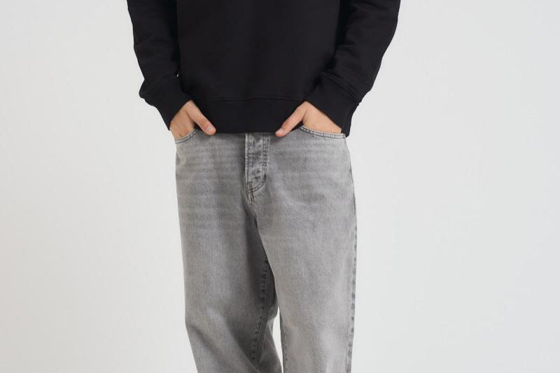 Felpa uomo girocollo nera M00018103 BLACK SAMSØE SAMSØE 