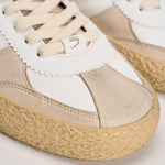 Sneakers donna Vintage Vegan Leather bianche e verdi PU101V020 VISCHIO PURAAI 