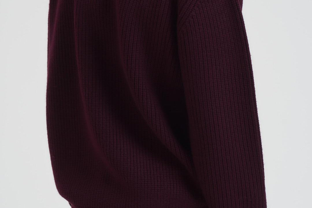 Felpa uomo girocollo bordeaux PO184 WO007WINE DROLE DE MONSIEUR 