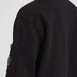 Felpa uomo gircollo nera SS718A 006372G999 CP COMPANY 