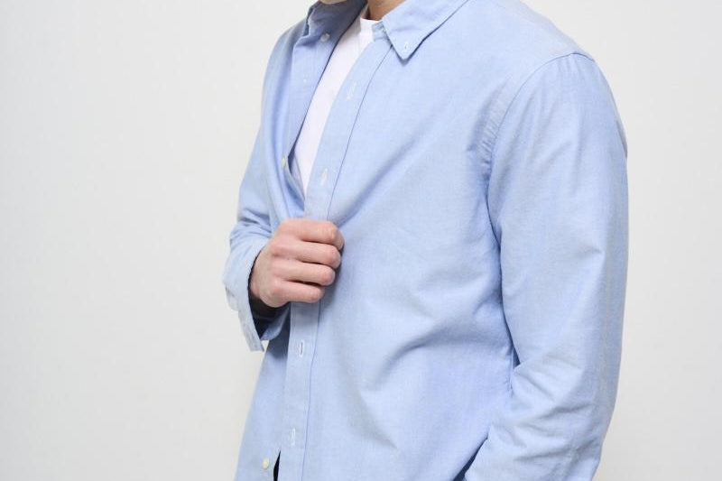 Camicia uomo Oxford celeste 710549084 007 RALPH LAUREN 