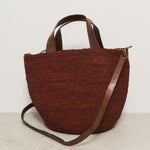 IBELIV Borsa donna Mirozy a mano in rafia MIROZY WOOD IBELIV 