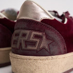 Sneakers Ballstar donna bordeaux GWF00117 F00747640533 GOLDEN GOOSE 
