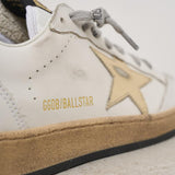Sneakers donna Ball Star talloncino dorato GWF00117 F00078380608 GOLDEN GOOSE 