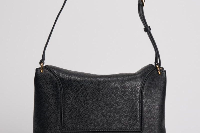 Borsa donna "Penelope" Slouch nera 000148 BLACKCRUST WANDLER 