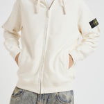 Felpa uomo con cappuccio avorio 6100067 S0A20V0093 STONE ISLAND 