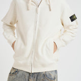 Felpa uomo con cappuccio avorio 6100067 S0A20V0093 STONE ISLAND 