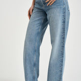 Jeans donna gamba dritta in denim chiaro A317 1885CONCLUSION AGOLDE 