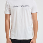 T-shirt uomo girocollo bianca 8N1TN5 0146 EMPORIO ARMANI 