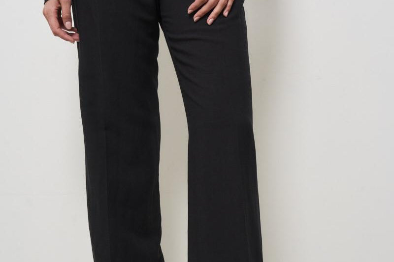 Pantalone donna nero con pinces SIMONA UB1754BLACK BERWICH 