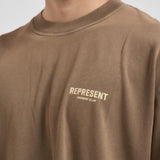 T-shirt uomo girocollo tortora OCM41114 ALMOND REPRESENT 