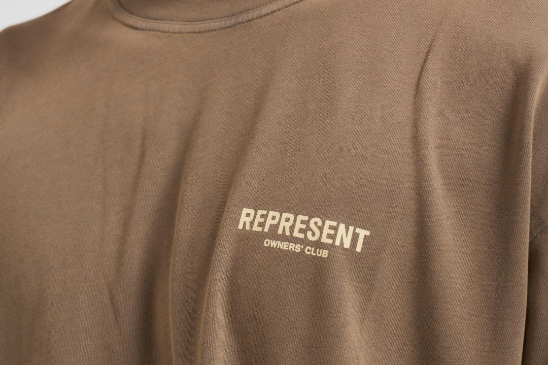 T-shirt uomo girocollo tortora OCM41114 ALMOND REPRESENT 