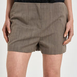 Pantaloncino donna tailoring tortora SISSY BROWNTERRA IRO 