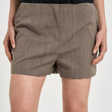 Pantaloncino donna tailoring tortora SISSY BROWNTERRA IRO 