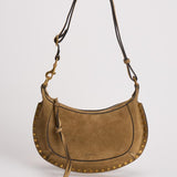 Borsa donna in suede Oskan Moon bag cammello PP0003FA A3C32MTPGO ISABEL MARANT 