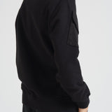 Felpa uomo girocollo nera 6100008 S0A20V0029 STONE ISLAND 