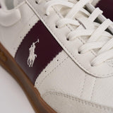 Sneakers uomo panna e bordeaux 809973706 003 RALPH LAUREN 