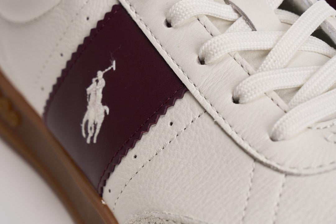 Sneakers uomo panna e bordeaux 809973706 003 RALPH LAUREN 