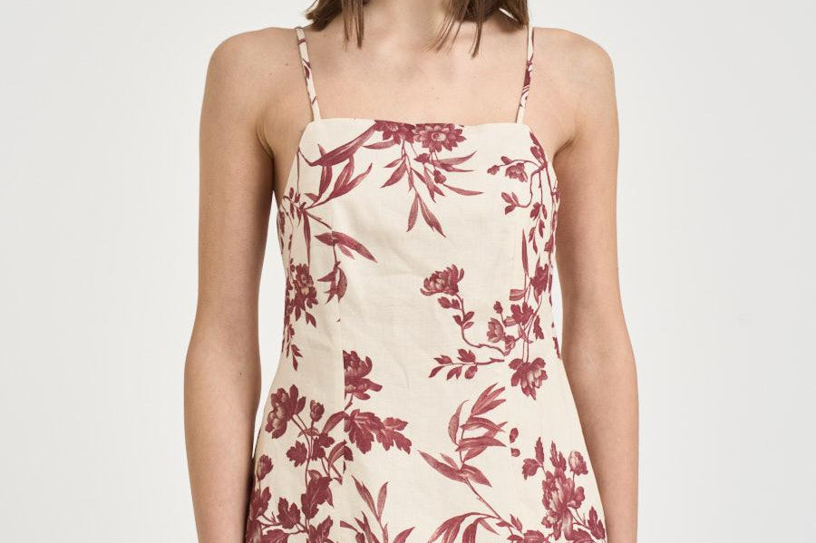 Top donna stampa floreale panna S6SS51 FLW65 SEMICOUTURE 