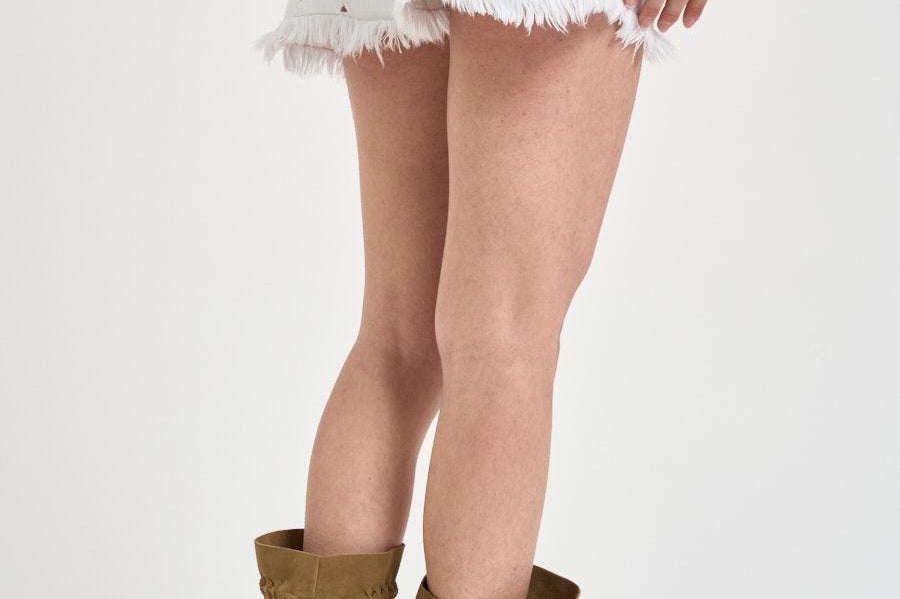 Shorts donna Aecia in denim bianco SH0300FA D2H01WHITE ISABEL MARANT 