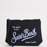 Pochette donna Aline nera e lilla ALINE 08503L MC2 SAINT BARTH 