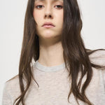 T-shirt donna grigia girocollo B02021 B0218 ROBERTO COLLINA 