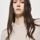 T-shirt donna grigia girocollo B02021 B0218 ROBERTO COLLINA 