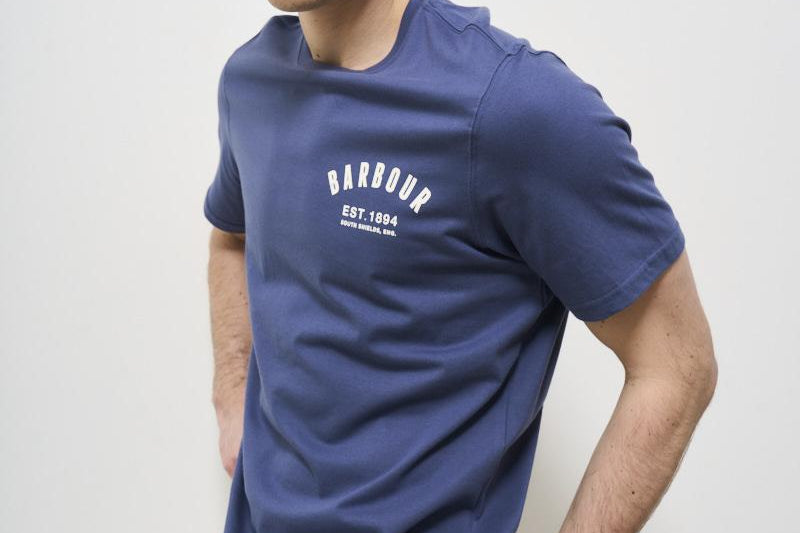 T-shirt uomo girocollo blu MTS0502 BU74 BARBOUR 