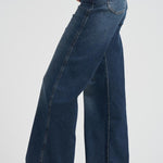 Jeans donna a palazzo in denim scuro 7U66SA91 U7CSC 7 for all Mankind 