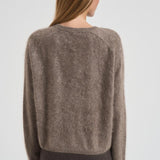 Maglia donna Lexia tortora 2025374 TRUFFLE LISA YANG 