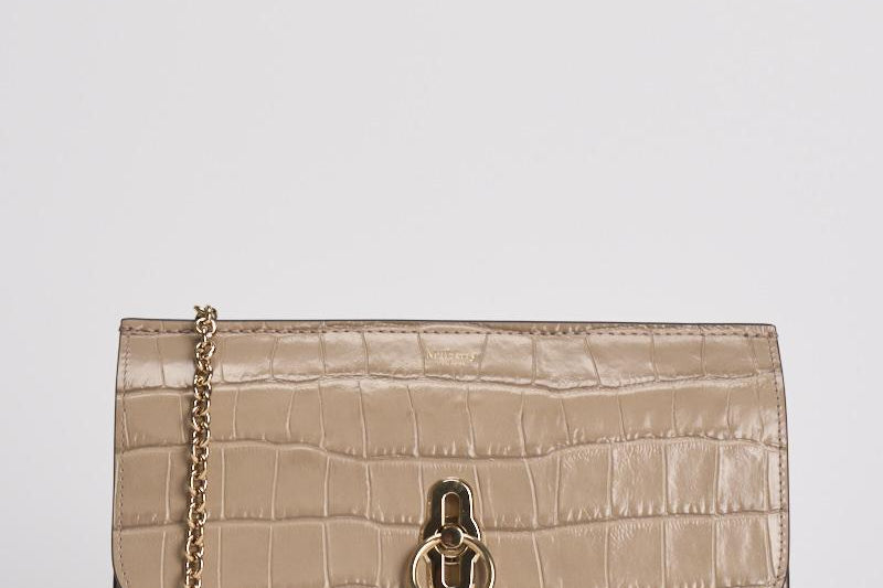 Borsa donna "Amberley" Clutch taupe beige RL8191 641F924 MULBERRY 