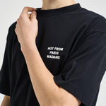 T-shirt uomo girocollo nera TS203 CO002BL DROLE DE MONSIEUR 