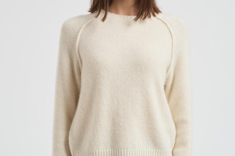 Maglia donna girocollo panna NIMBUS 2227BLANCVINTAGE KUJTEN 