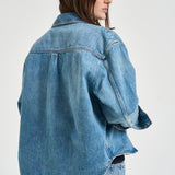 Camicia donna Paxton over in denim chiaro 11690 WHD9BALTICBLUE ANINE BING 