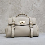 Borsa donna a mano grigio Alexa HH6746 736W160 MULBERRY 