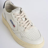 Sneakers uomo in pelle bianca con spoiler AULM LL12 AUTRY 