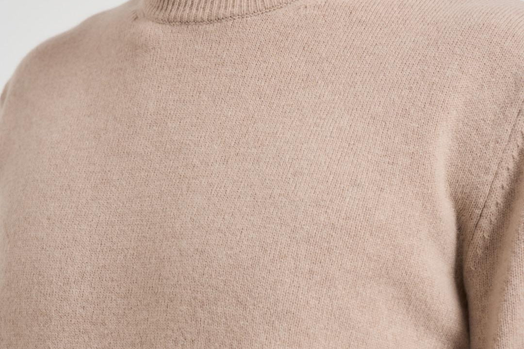 Maglia uomo girocollo beige REGENT LAMBSWL11 MC2 SAINT BARTH 