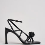 Sandalo donna con tacco nero 115991100 BLACK100 ROTATE 
