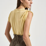 T-shirt donna Zelna giallo pastello TS0157FA D1N05E10BR MARANT ETOILE 