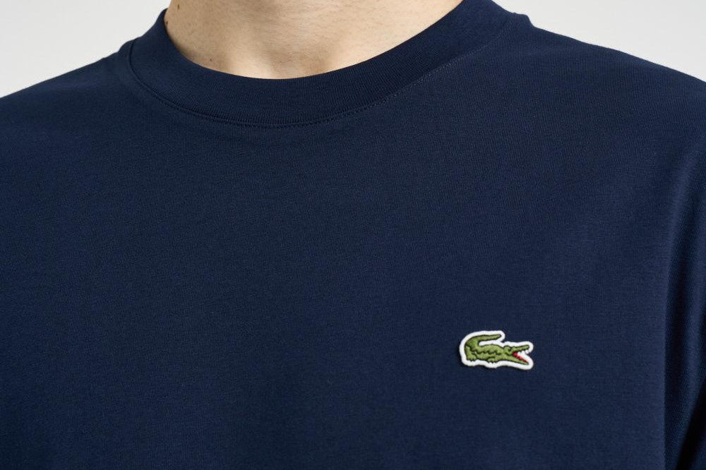 T-shirt uomo girocollo blu TH7318 166 LACOSTE 