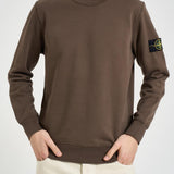 Felpa uomo girocollo marrone 6100060 S0051V007C STONE ISLAND 