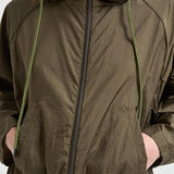 Giubbotto donna in tessuto tecnico verde oliva GI000356D 127017730 HERNO 